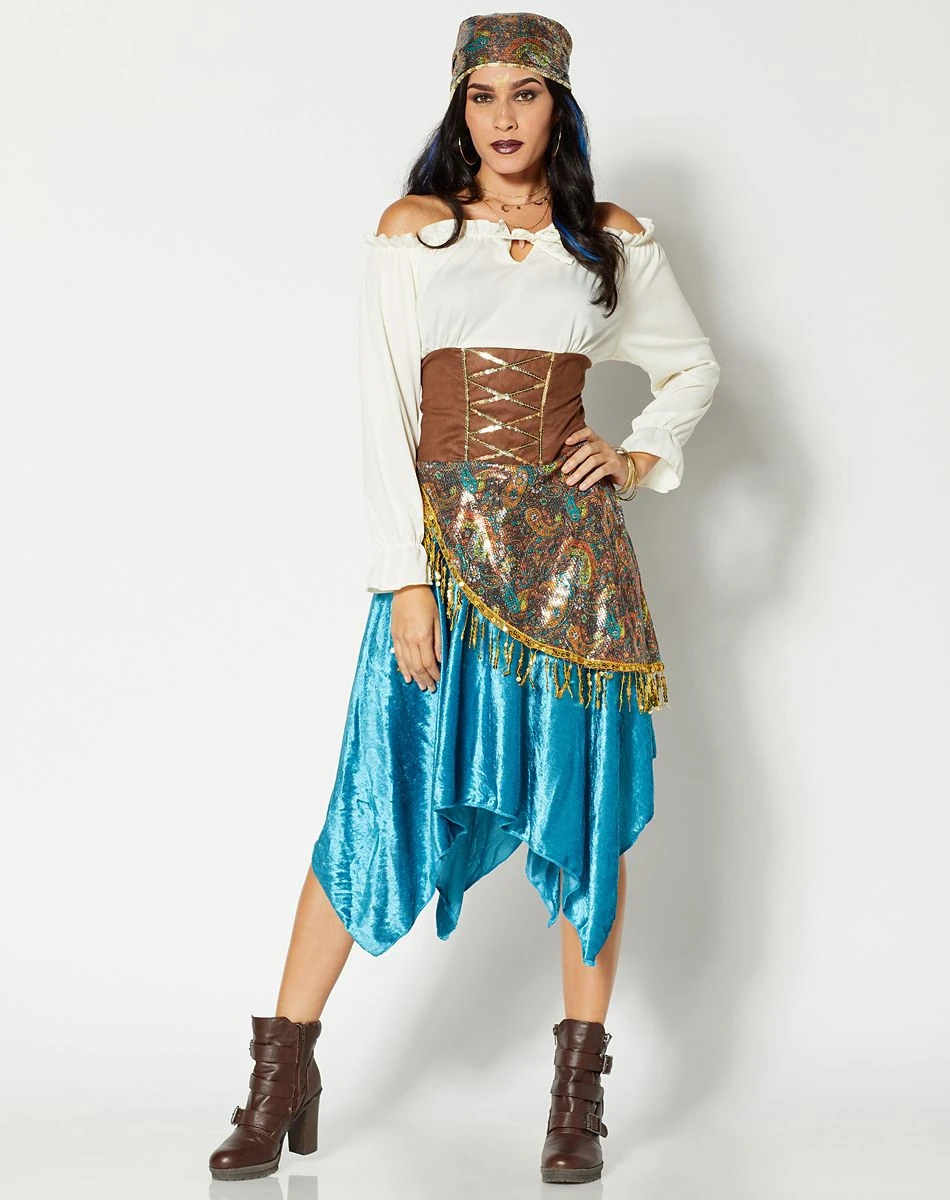 Spirit Halloween Adult Fortune Teller Costume 7 Spirit Halloween Adult Fortune Teller Costume - Image 5