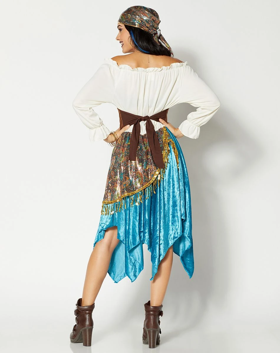 Spirit Halloween Adult Fortune Teller Costume 8 Spirit Halloween Adult Fortune Teller Costume - Image 6