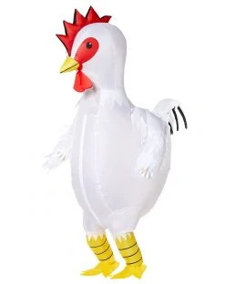 Spirit Halloween Adult Chicken Inflatable Costume