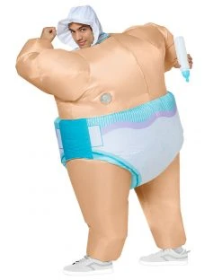 Spirit Halloween Adult Inflatable Baby Costume 8 Spirit Halloween Adult Inflatable Baby Costume -HALLOWEEN COSTUMES Sales 01400472 b