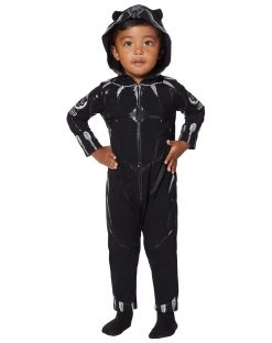 Spirit Halloween Toddler Black Panther Coveralls Costume - Marvel