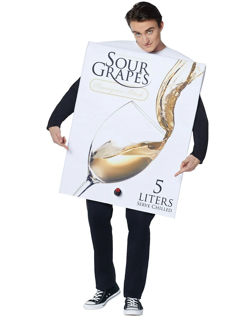 Spirit Halloween Adult Box Of Wine Costume 3 Spirit Halloween Adult Box Of Wine Costume