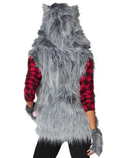 Spirit Halloween Adult Faux Fur Wolf Vest 7 Spirit Halloween Adult Faux Fur Wolf Vest -HALLOWEEN COSTUMES Sales 01401173 b