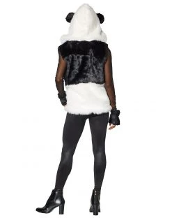 Spirit Halloween Faux Fur Panda Vest -HALLOWEEN COSTUMES Sales 01401249 d