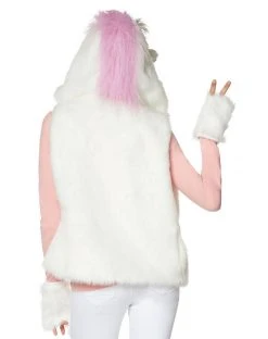 Spirit Halloween Faux Fur Unicorn Vest -HALLOWEEN COSTUMES Sales 01401272 b