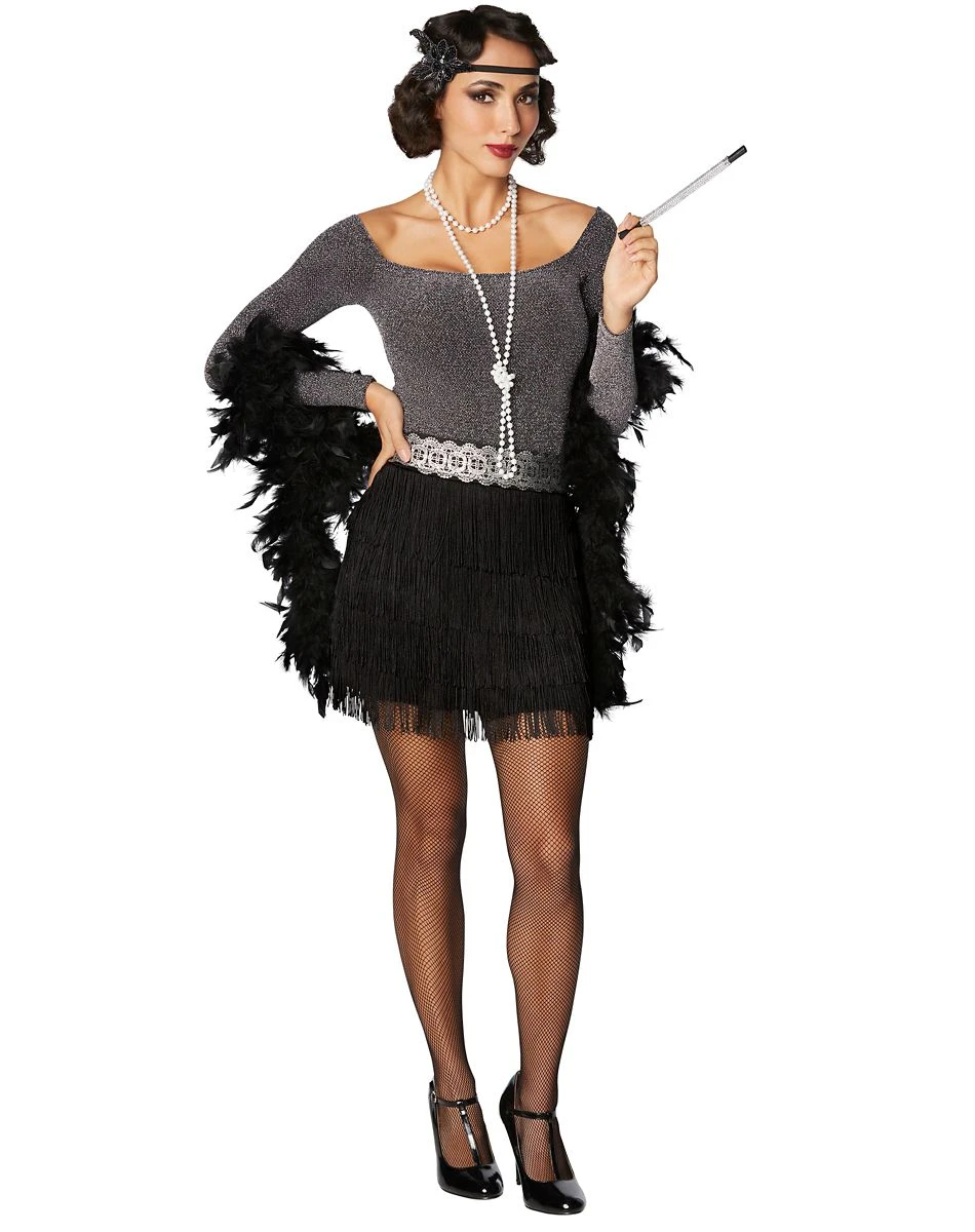 Spirit Halloween Flapper Costume Kit 3 Spirit Halloween Flapper Costume Kit