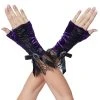 Spirit Halloween Purple Velvet Witch Gloves - Deluxe -HALLOWEEN COSTUMES Sales 01403724 a