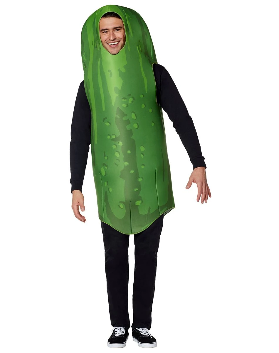 Spirit Halloween Adult Pickle Costume 3 Spirit Halloween Adult Pickle Costume
