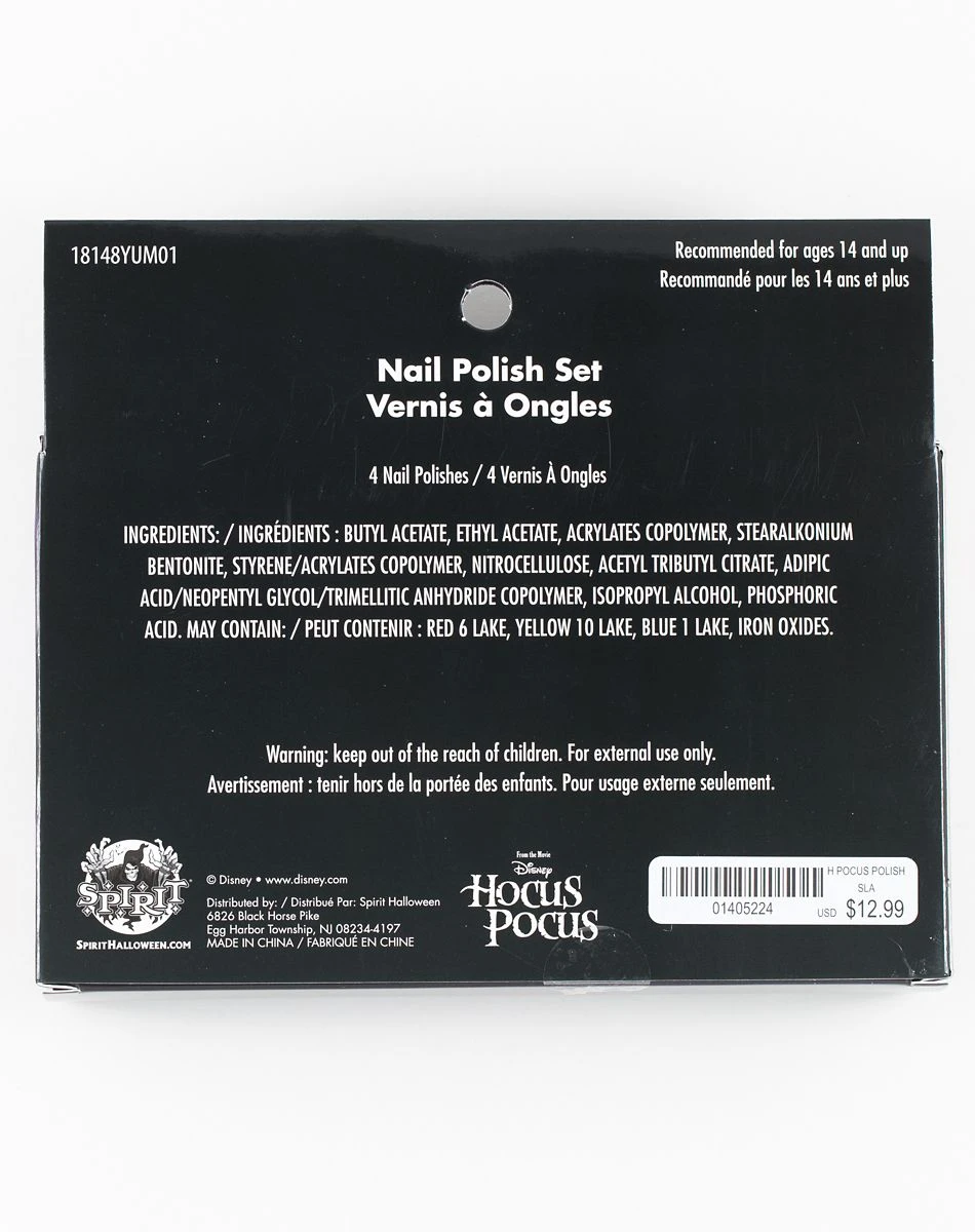 Spirit Halloween Hocus Pocus Nail Polish Set 7 Spirit Halloween Hocus Pocus Nail Polish Set - Image 5