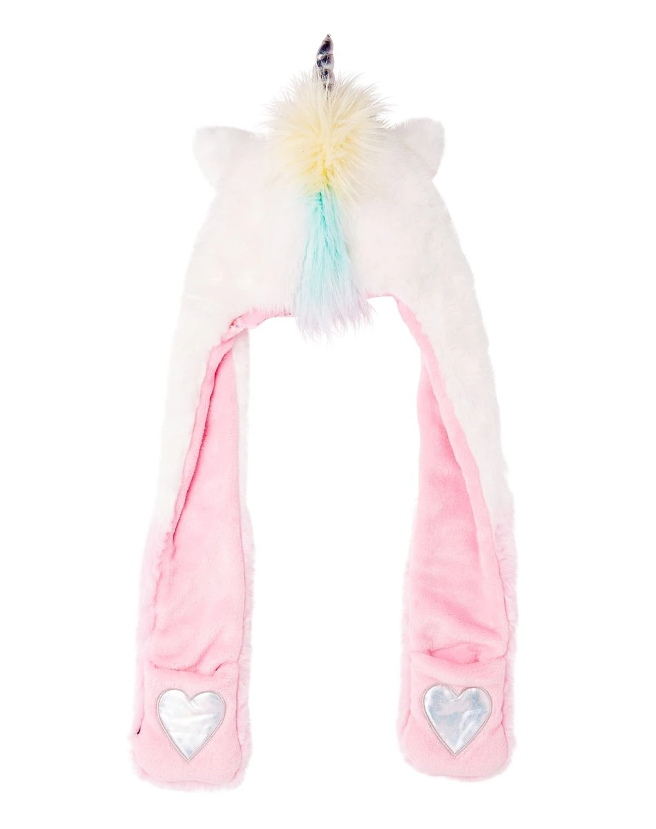 Spirit Halloween Kids Faux Fur Unicorn Hat 4 Spirit Halloween Kids Faux Fur Unicorn Hat - Image 2