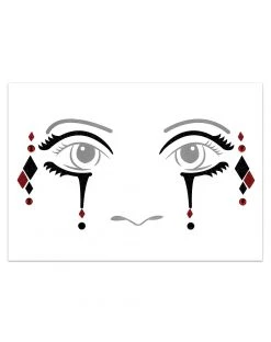 Spirit Halloween Jester Face Decal