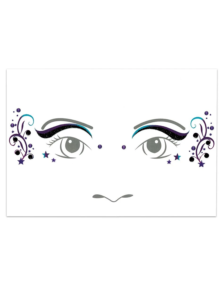 Spirit Halloween Kids Dark Unicorn Face Decal 3 Spirit Halloween Kids Dark Unicorn Face Decal