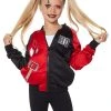 Spirit Halloween Kids Harley Quinn Bomber Jacket - DC Comics -HALLOWEEN COSTUMES Sales 01408673 a
