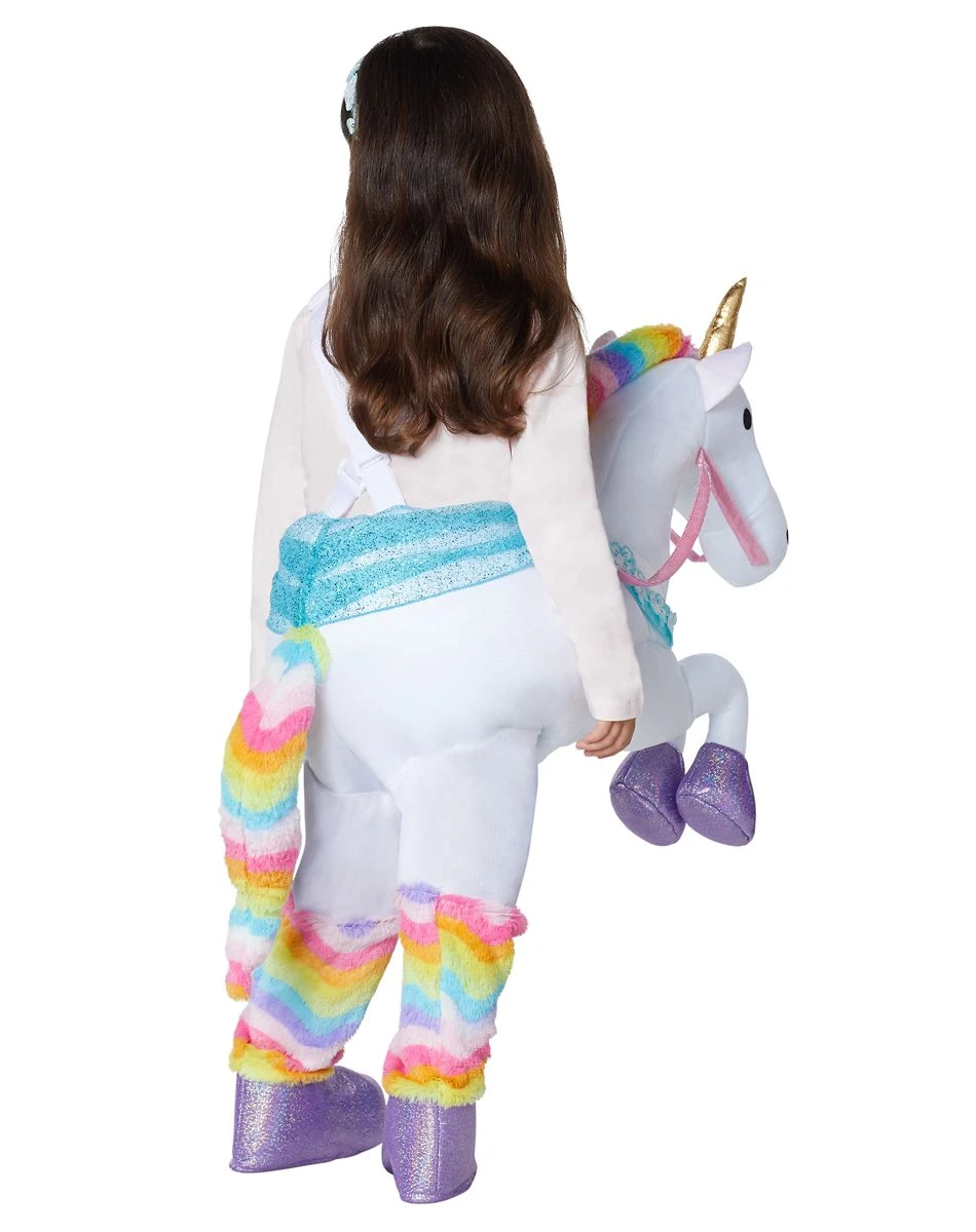 Spirit Halloween Toddler Unicorn Piggyback Costume 4 Spirit Halloween Toddler Unicorn Piggyback Costume - Image 2