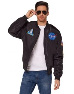 Spirit Halloween NASA Bomber Jacket