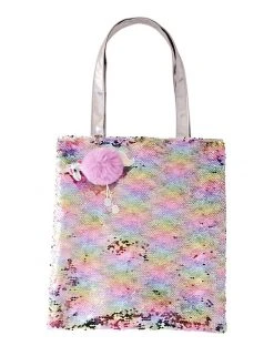 Spirit Halloween Unicorn Reversible Sequin Tote Bag -HALLOWEEN COSTUMES Sales 01410992 b