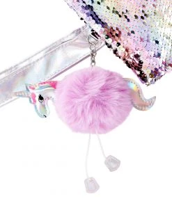 Spirit Halloween Unicorn Reversible Sequin Tote Bag -HALLOWEEN COSTUMES Sales 01410992 d