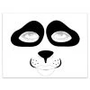 Spirit Halloween Panda Face Decal -HALLOWEEN COSTUMES Sales 01411529 a