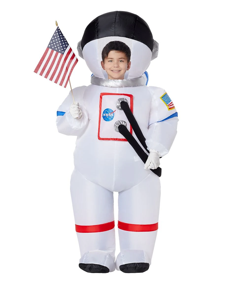Spirit Halloween Kids NASA Inflatable Costume 3 Spirit Halloween Kids NASA Inflatable Costume