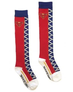 Spirit Halloween Kids Supergirl Lace-Up Socks - DC Comics