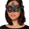 Spirit Halloween Silver Steampunk Eye Half Mask -HALLOWEEN COSTUMES Sales 01411867 a