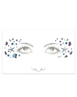 Spirit Halloween Dark Mermaid Face Decal