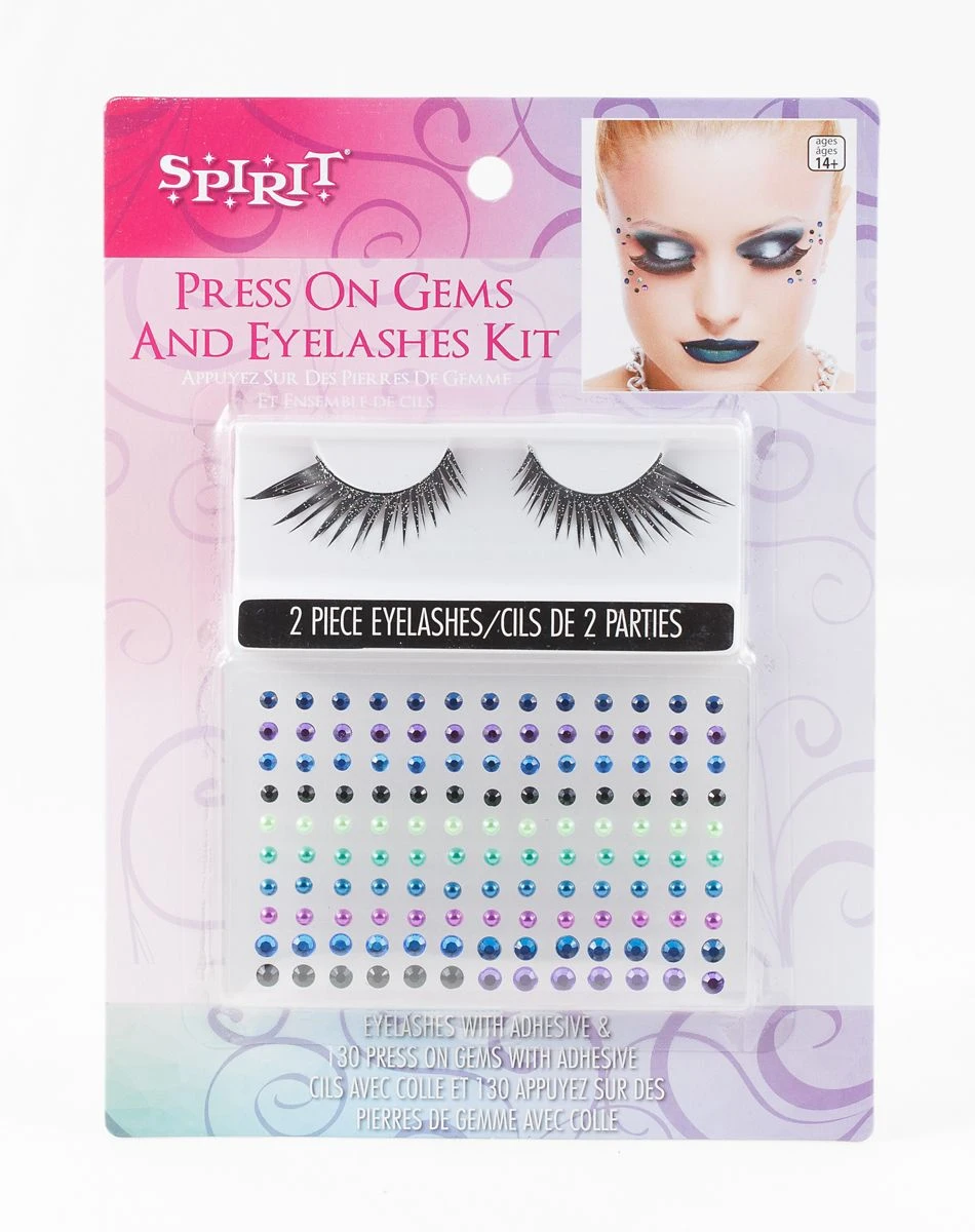 Spirit Halloween Dark Unicorn Gem and Eyelash Kit 4 Spirit Halloween Dark Unicorn Gem and Eyelash Kit - Image 2
