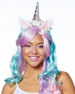 Spirit Halloween Unicorn Flower Headband