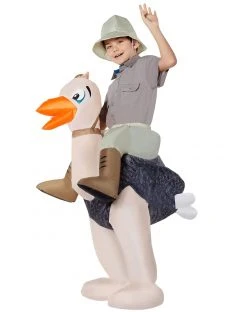 Spirit Halloween Kids Inflatable Ostrich Piggyback Costume