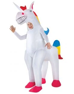 Spirit Halloween Kids Inflatable Unicorn Costume
