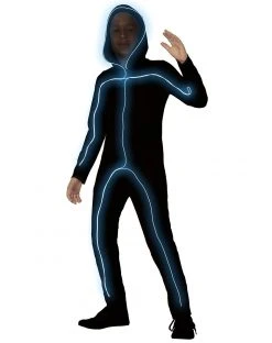 Spirit Halloween Kids Light Up EL Wire Stick Figure Costume