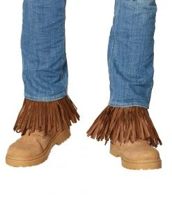 Spirit Halloween Adult Dark Brown Scarecrow Arm and Leg Cuffs