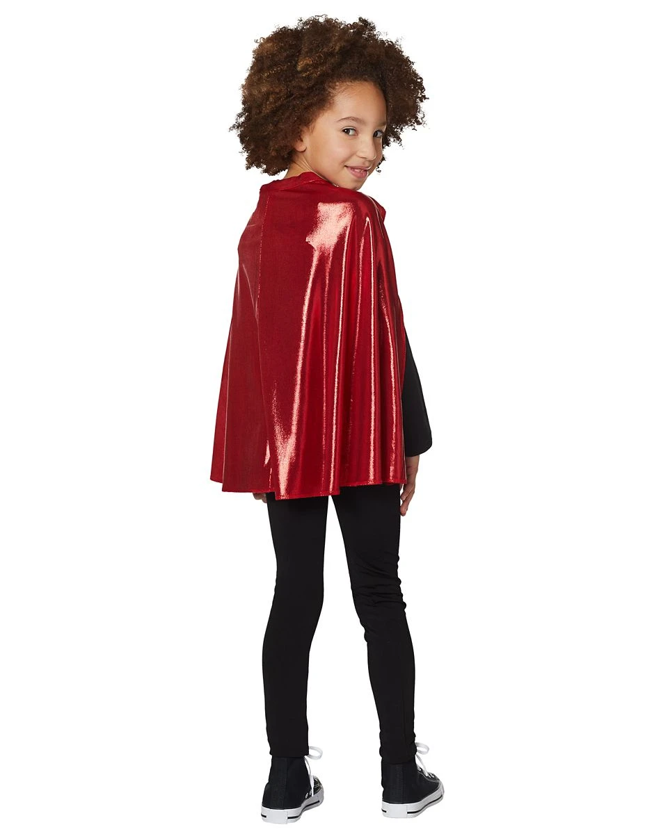 Spirit Halloween Kids Red Cape and Mask 4 Spirit Halloween Kids Red Cape and Mask - Image 2