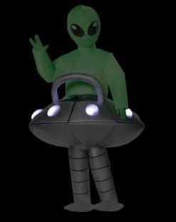 Spirit Halloween Kids Light Up Alien UFO Inflatable Costume -HALLOWEEN COSTUMES Sales 01416130 c