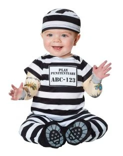 Spirit Halloween Baby Prisoner Costume