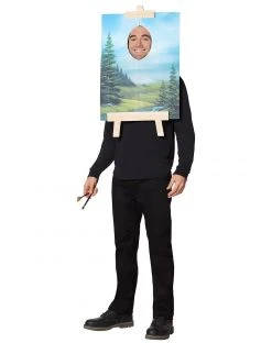Spirit Halloween Adult Bob Ross Painting Costume - Firefly