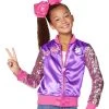 Spirit Halloween Kids JoJo Siwa Bomber Jacket 2 Spirit Halloween Kids JoJo Siwa Bomber Jacket -HALLOWEEN COSTUMES Sales 01418086 a
