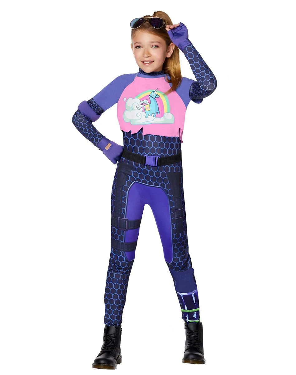 Spirit Halloween Girls Brite Bomber Costume - Fortnite 3 Spirit Halloween Girls Brite Bomber Costume - Fortnite
