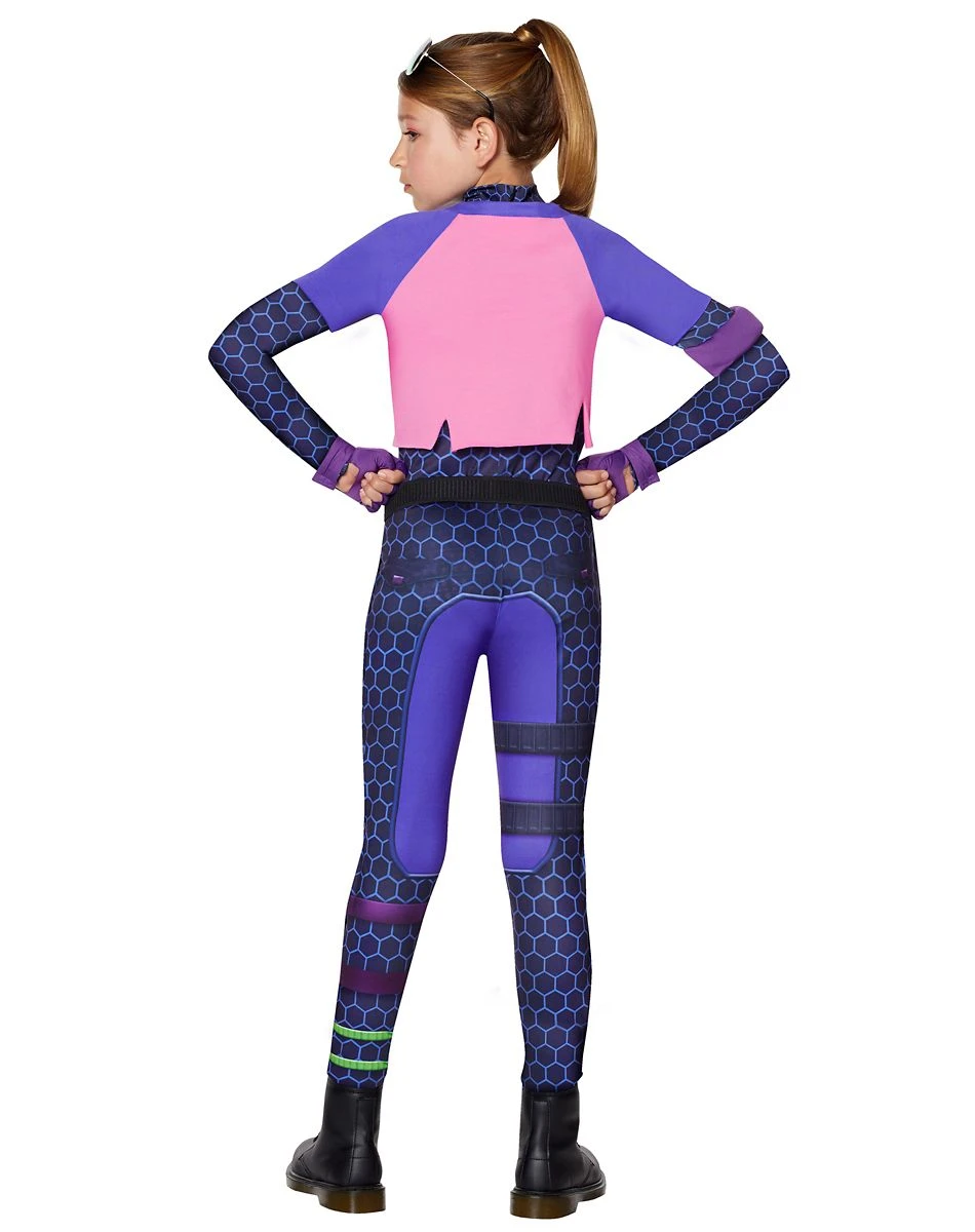Spirit Halloween Girls Brite Bomber Costume - Fortnite 4 Spirit Halloween Girls Brite Bomber Costume - Fortnite - Image 2