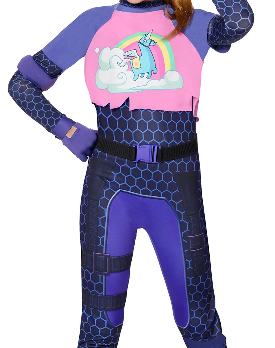 Spirit Halloween Girls Brite Bomber Costume - Fortnite 5 Spirit Halloween Girls Brite Bomber Costume - Fortnite - Image 3
