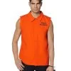 Spirit Halloween Adult Orange Inmate Shirt