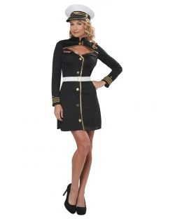Spirit Halloween Adult Navy Captain Costume