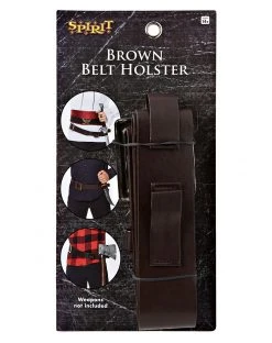Spirit Halloween Brown Belt Holster -HALLOWEEN COSTUMES Sales 01424928 d