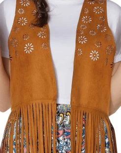 Spirit Halloween Fringed Hippie Vest 12 Spirit Halloween Fringed Hippie Vest -HALLOWEEN COSTUMES Sales 01425743 b