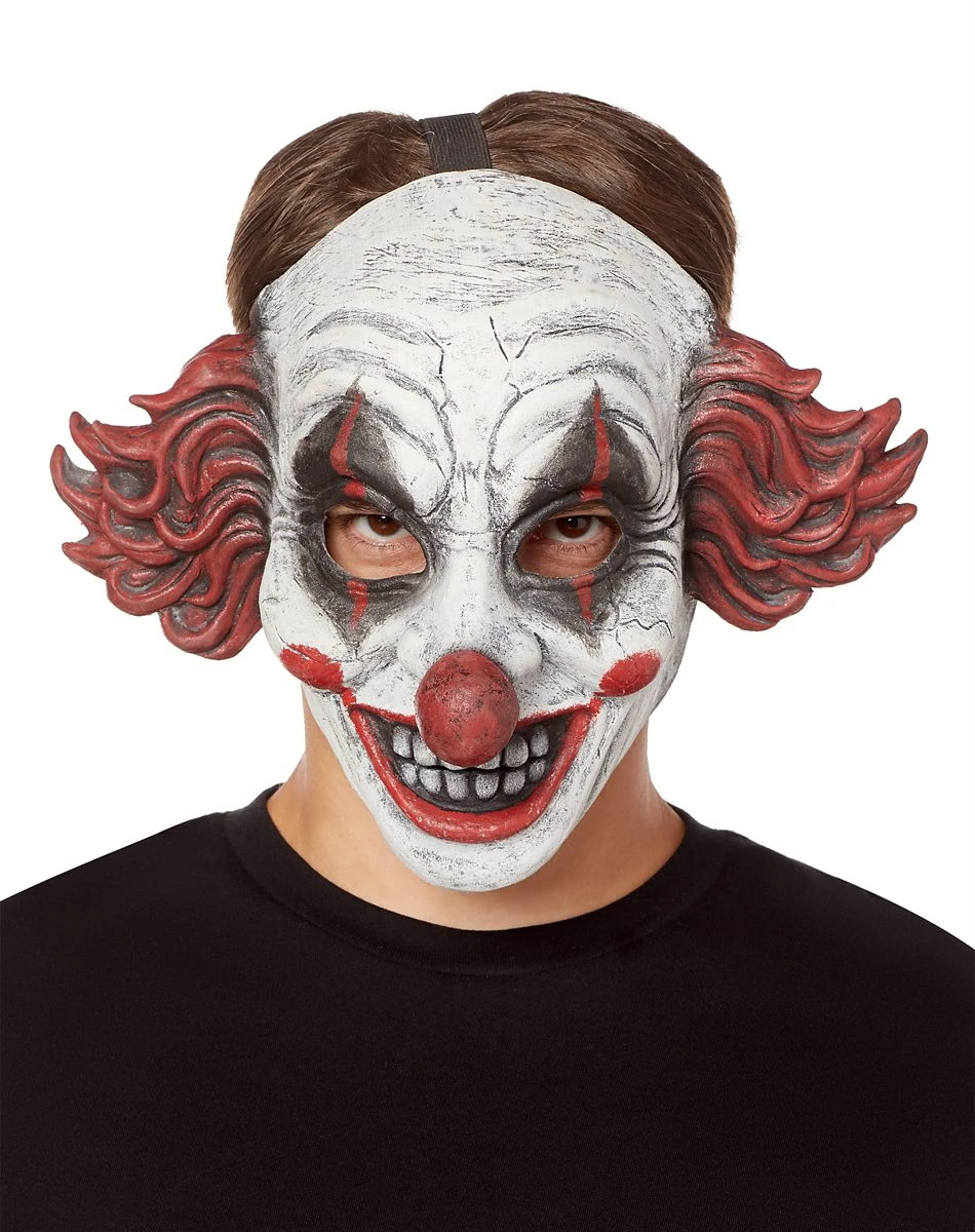 Spirit Halloween Happy Clown Half Mask 3 Spirit Halloween Happy Clown Half Mask
