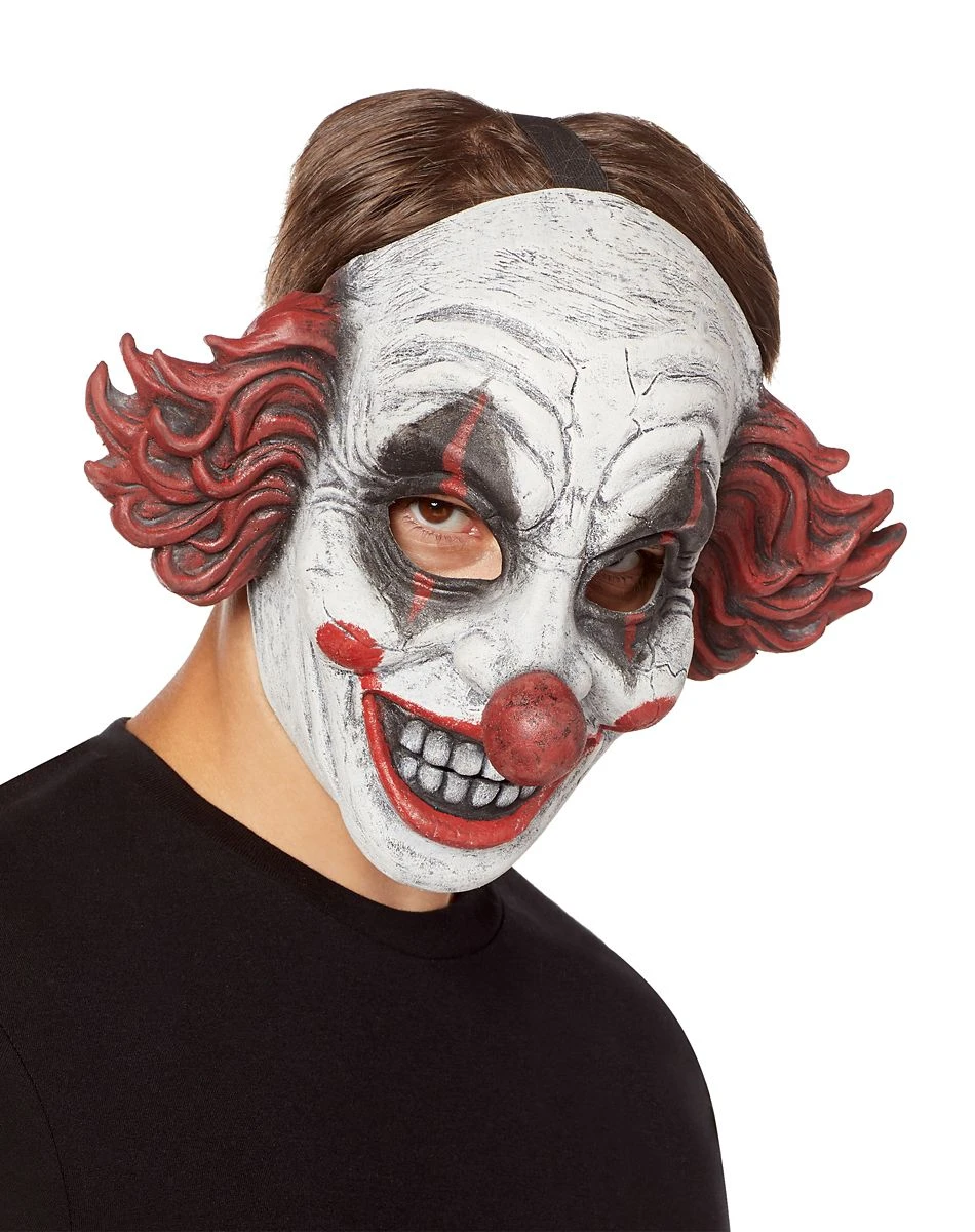 Spirit Halloween Happy Clown Half Mask 4 Spirit Halloween Happy Clown Half Mask - Image 2
