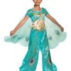 Spirit Halloween Kids Jasmine Costume - Aladdin Live Action -HALLOWEEN COSTUMES Sales 01432285 a