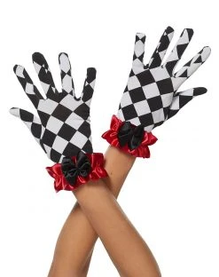 Spirit Halloween Jester Diamond Gloves