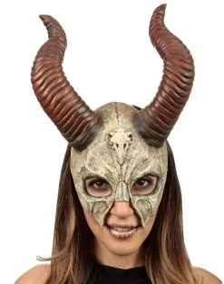 Spirit Halloween Voodoo Horn Half Mask