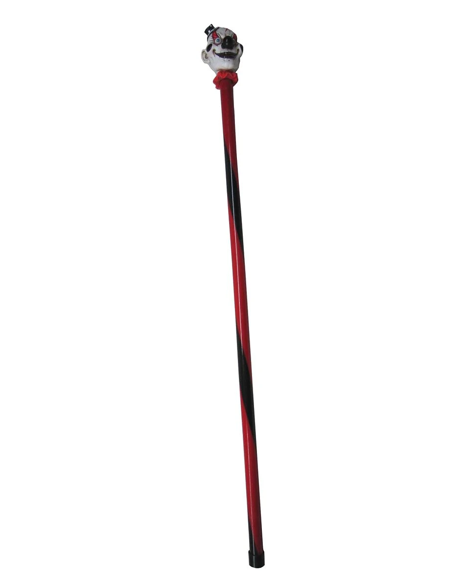 Spirit Halloween Scary Clown Jester Staff 3 Spirit Halloween Scary Clown Jester Staff